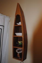 Canoe shelf