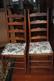 Ladderback chairs