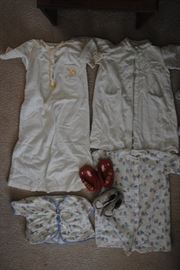 Vintage baby gowns - flannel