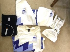 Official Torch Runner gear from Salt Lake Olympics - 6 pcs