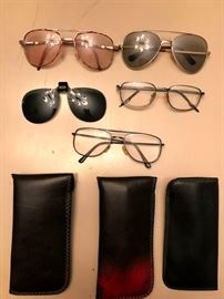 Vintage glasses and sunglasses - One pair is Solarmate from 60/70s made in Taiwain