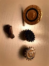 Rotary pins including the Good Fellow pin