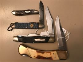 Buck, Parker, Camillus Boy Scout and Case knives