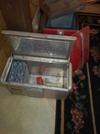 VINTAGE METAL COOLERS