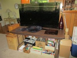 CURVED SAMSUNG 55” FLATSCREEN (2014), BANQUET TABLE