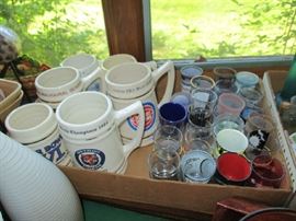 MUGS, SHOT GLASSES