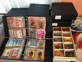 BINDERS FULL OF COLLECTOR CARDS (NEVER OPENED)