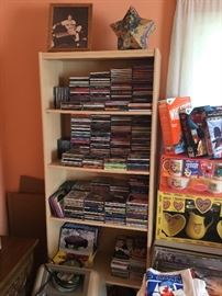 CD’S, BOOKCASE