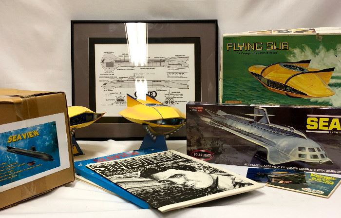 Vintage Voyage to the Bottom of the Sea Sets (6)   http://www.ctonlineauctions.com/detail.asp?id=725663