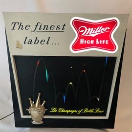  Vintage Miller Finest Label Bar Light http://www.ctonlineauctions.com/detail.asp?id=725428