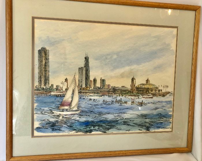 Coffman Huss Chicago Limited Edition Art (3)   http://www.ctonlineauctions.com/detail.asp?id=725439