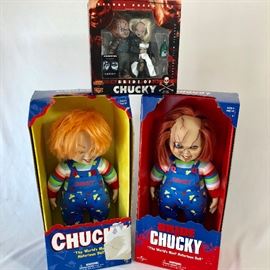  Chucky & Bride of Chucky in Boxes (3)      http://www.ctonlineauctions.com/detail.asp?id=725864