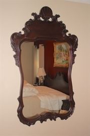 Wood Carved Framed Mirror