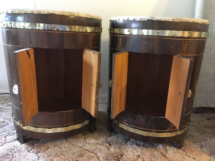 Drum side tables from Vietnam 