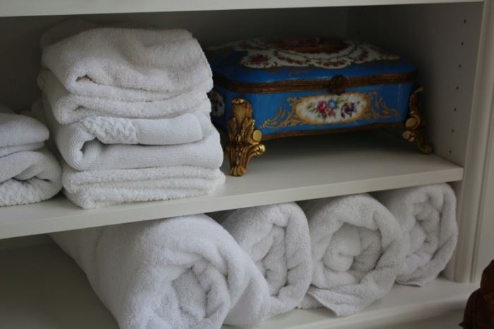 Towels and Ornate Box