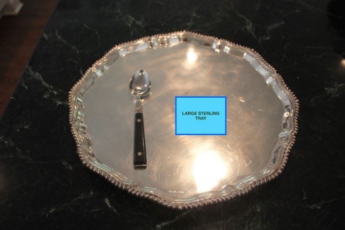 Large Sterling Tray