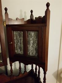 Cabinet with lace inside