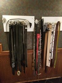 Many beautiful Cabi Belts and buckles