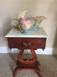 ANTIQUE MARBLE TOP TABLE