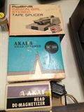 Vintage Tape Head Cleaner, De-Magnetizer, & Tape Splicer