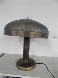 Masonic Hand Wrought Brass Lamp