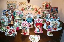 Unbelievable assortment of Antique German Valentines