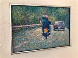 Henry Benson --he used an innovative technique which produced work that was highly impressionistic, in the feel of Seurat, Monet and others. Born in Brooklyn, NY.