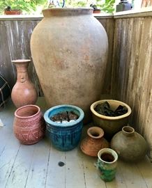 Varied vintage planters from Central and South America