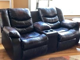 Reclining with cup-holders