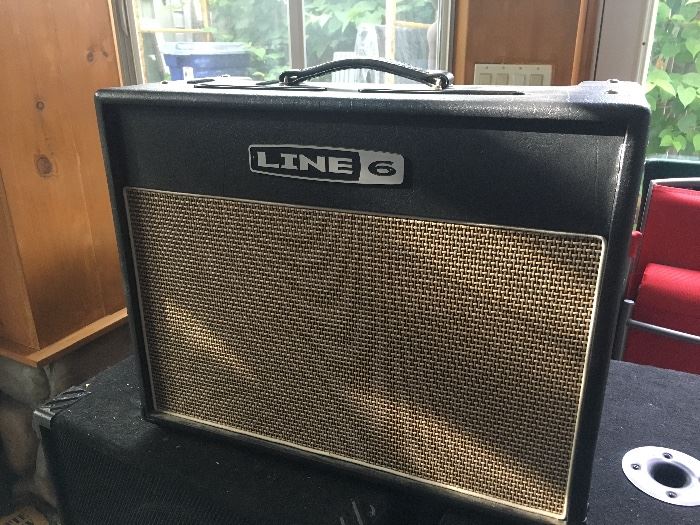 Pair of Flextone lll Line 6 amps