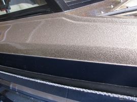 Gold Sparkle and Navy Blue Paint