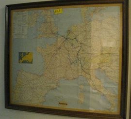 Vintage Map of Europe