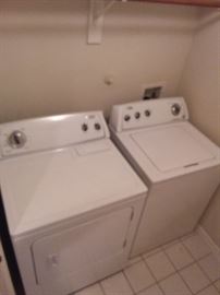 Whirlpool washer and dryer
