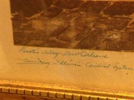 "Pirates Alley" in New Orleans (One of two alleyways that run on either side of St. Louis Cathedral in Jackson Square)