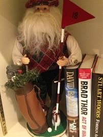 Golfing Santa