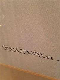 Artist Ralph S. Coventry - 1976