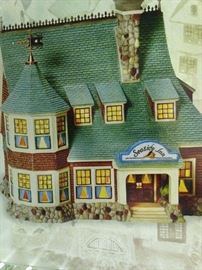 One of the many Christmas village choices:"Seaside Inn" - Seasons Bay of Dept. 56