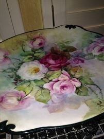 Hand painted  plate  from France