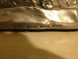 1991 Seagull pewter - Canada