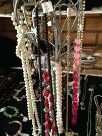 Pearls and other costume jewelry