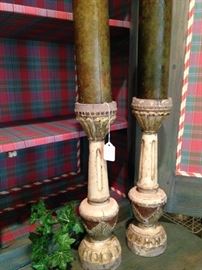 Large candle holders