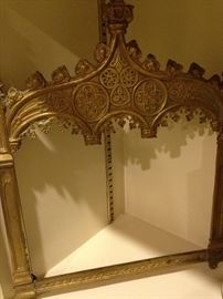 Ornate frame was purchased in Morocco, which is a North African country bordering the Atlantic Ocean and Mediterranean Sea.