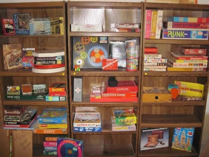 Many Many Vintage Games and Puzzles