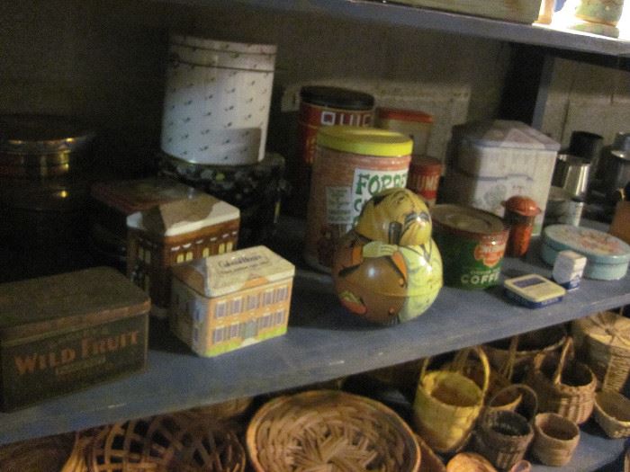 Vintage Collectible Tins