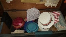 Vintage hats (women's and men's)
