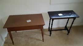 Vintage accent tables