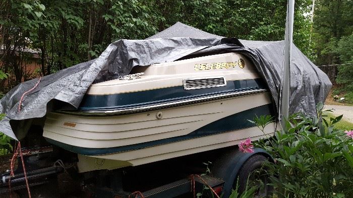 Boat - inboard/outboard with trailer