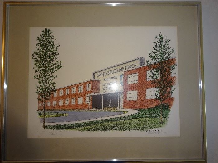 US Air Force Print - Signed by Burnette, 6 of 200 Prints