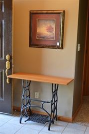 Antique sewing table, picture