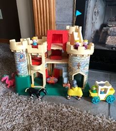 Vintage Fisher Price castle